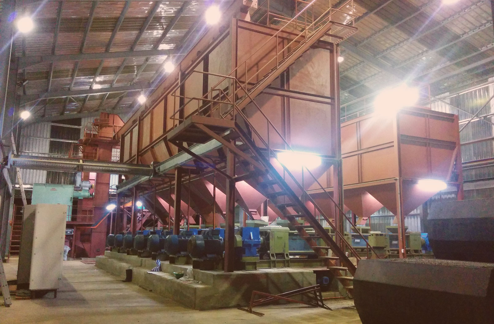 Palm kernel crushing plant 100 T/day